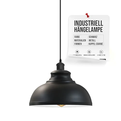 Gestufte Pendelleuchte – Industrie Vintage Hängelampe Küche | Ø29cm | E27 ~ 3358