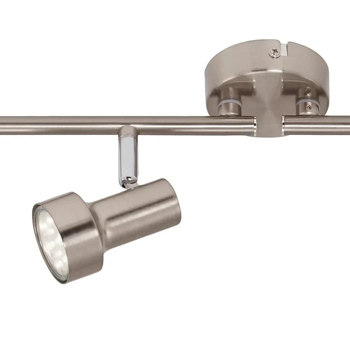 Briloner LED Deckenstrahler 4-flammig GU10 schwenkbar 60 cm Matt-Nickel SUB 2843-042