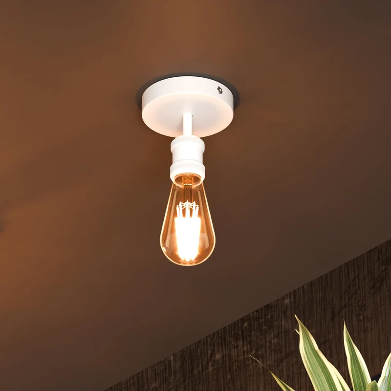 LEDSone Vintage Deckenleuchte | E27 Fassung Deckenlampe zur Direktmontage ~ 3348