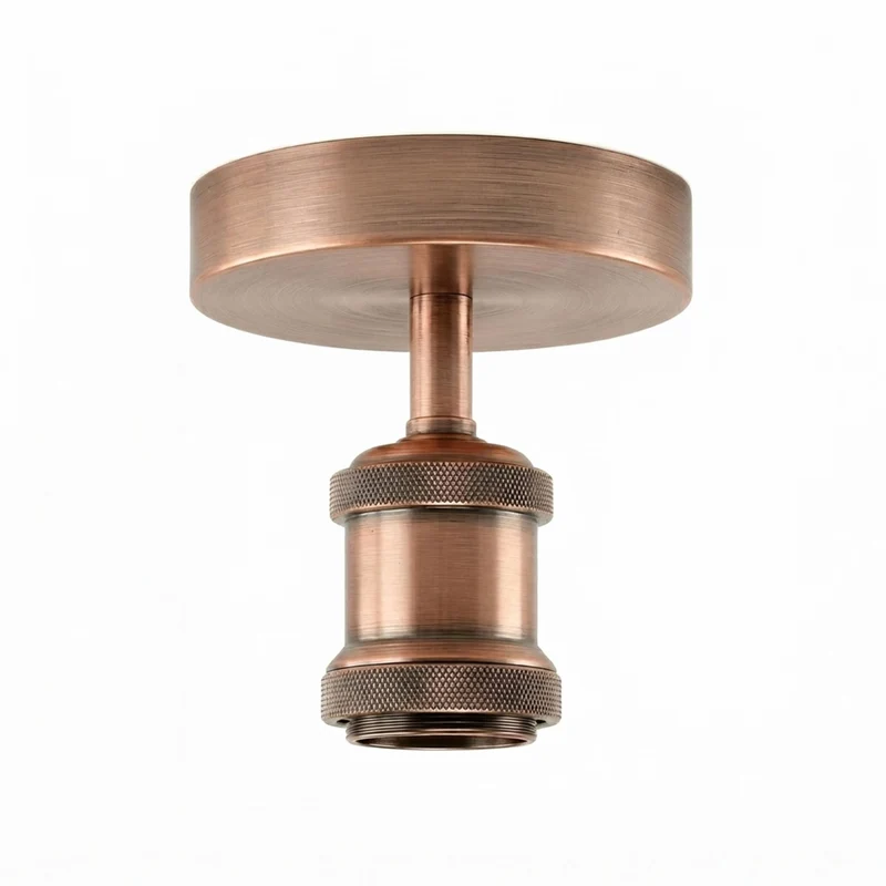 LEDSone Vintage Deckenleuchte | E27 Fassung Deckenlampe zur Direktmontage ~ 3348