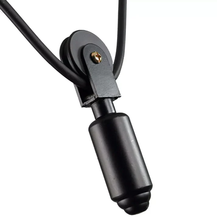 Riemenscheibe Pendelleuchte Schwarz 2m Verstellbares Kabel~3335