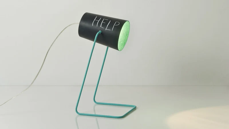 Paint T Lavagna Lampe de Table