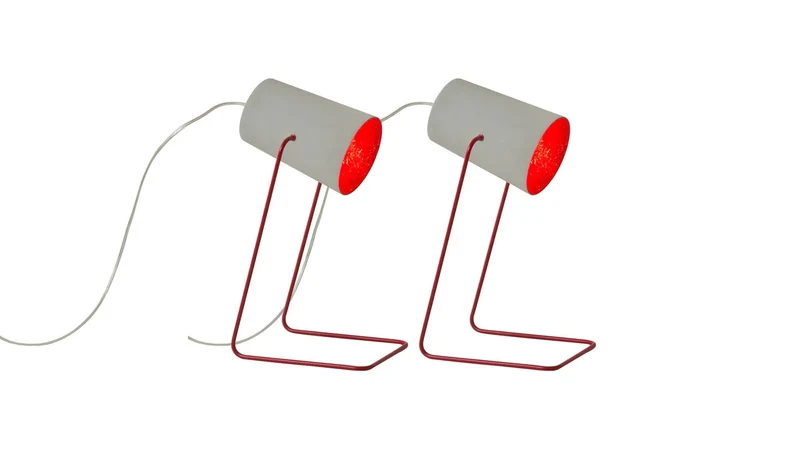 Set 2 Paint T Cemento Lampe de Table