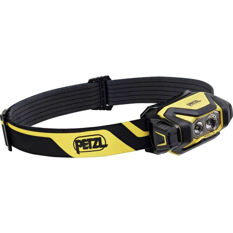 B-Ware Petzl Stirnlampe PIXA R LED 250lm wiederaufladbar wasserdicht schwarz-gelb 130g