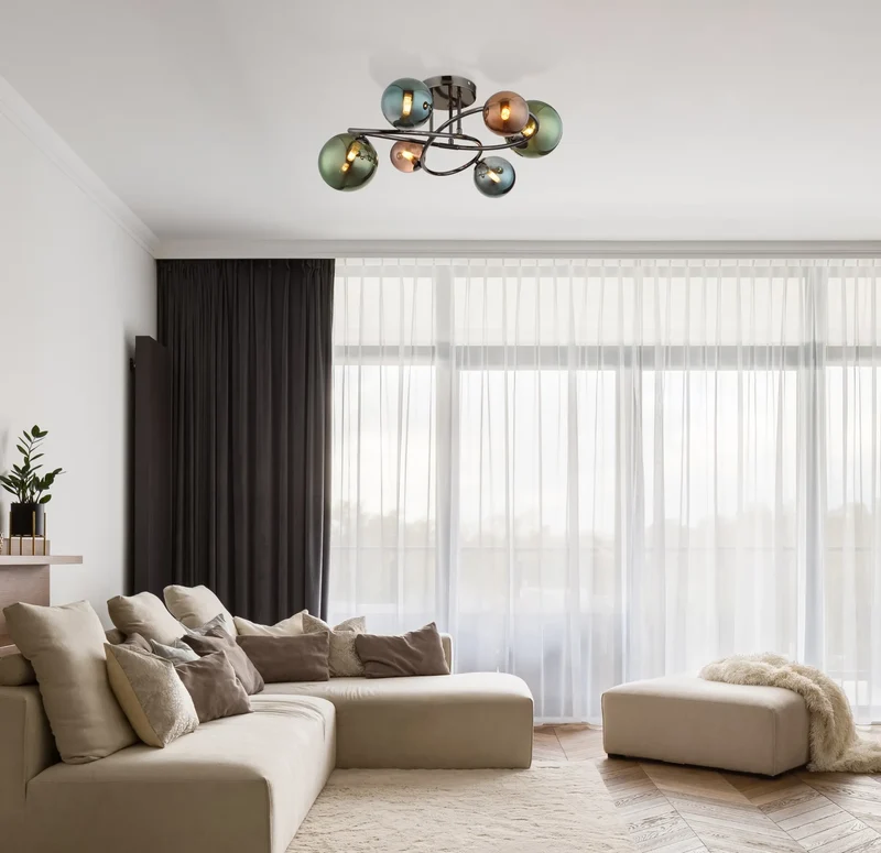 B-Ware Globo Deckenlampe Riha LED Lampe Leuchte dimmbar bunt Ø65cm 3000K warmweiß