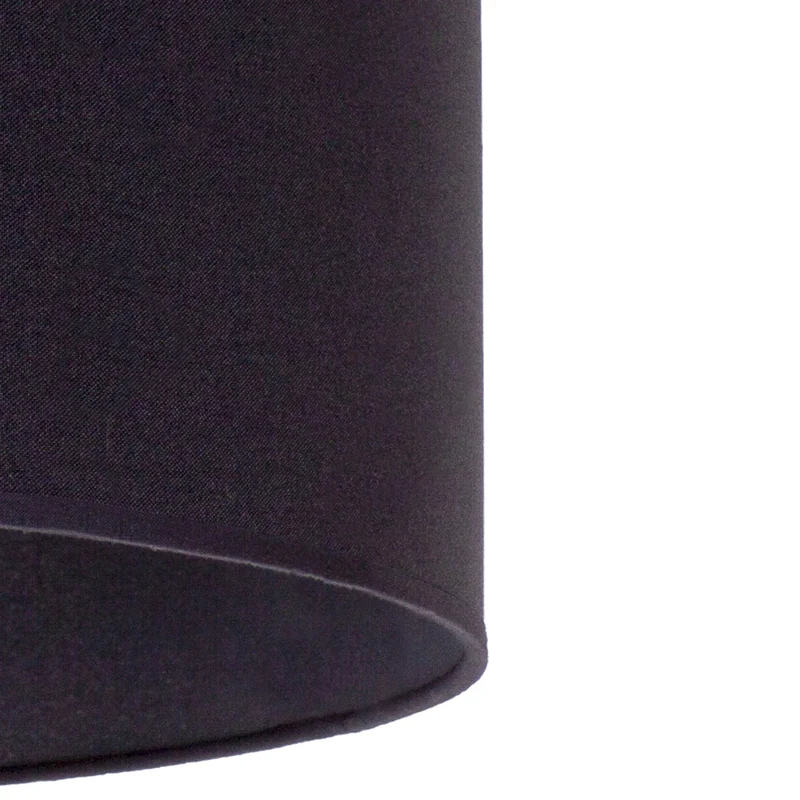B-Ware Euluna Lampenschirm Roller Ø 50 cm schwarz Hängelampe E27 IP20 Made in Europe