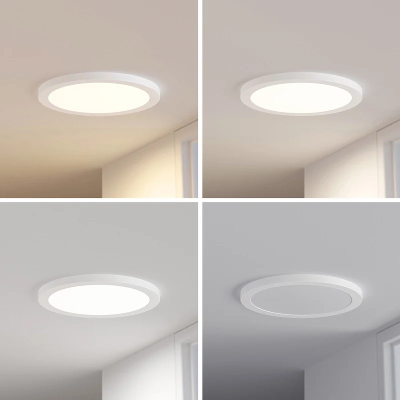 B-Ware Prios Deckenlampe Aureka LED Leuchte mit Bewegungsmelder Ø33cm warmweiß weiß