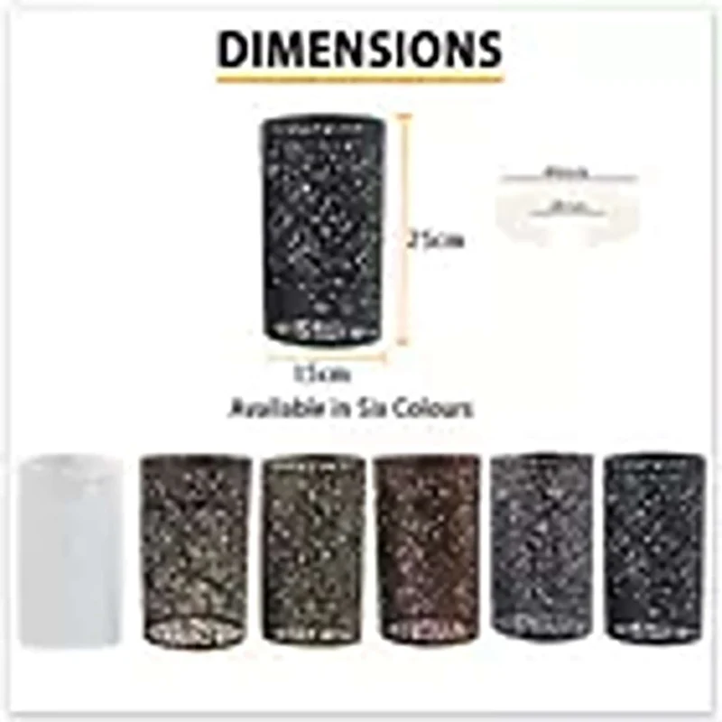 Vintage Lampenschirm Ersatzschirm – Zylinder Vintage Wählbar | E27 , B22 ~3165