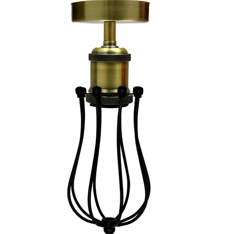 LEDSONE Käfig-Deckenlampe Metall-Leuchte im Industrie ~3160