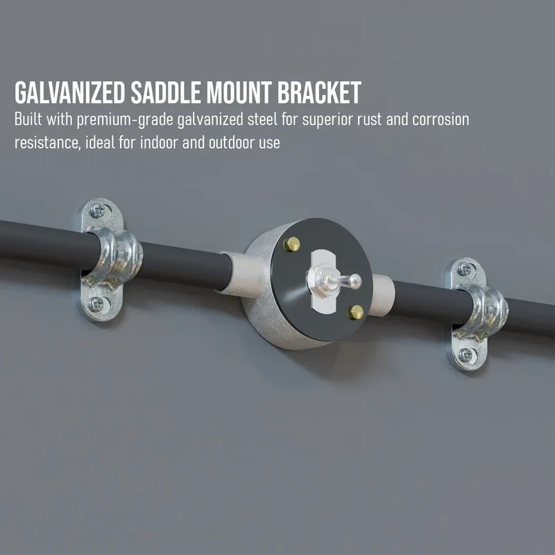 Abstandssattel 20mm 25mm Wandabstand Leerrohr Halter für Lampe ~3224