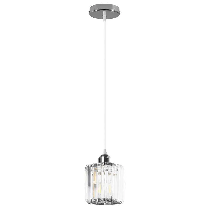 LEDSONE Moderne Kristall-Pendelleuchte E27 | K9 Glas ~3217