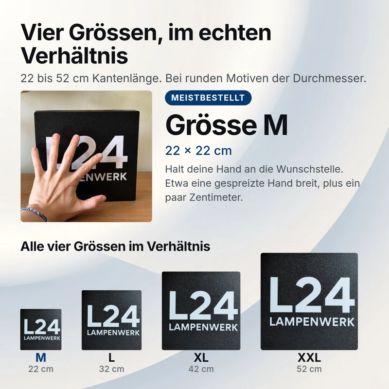 Right Turn from Left Ahead Lampe
