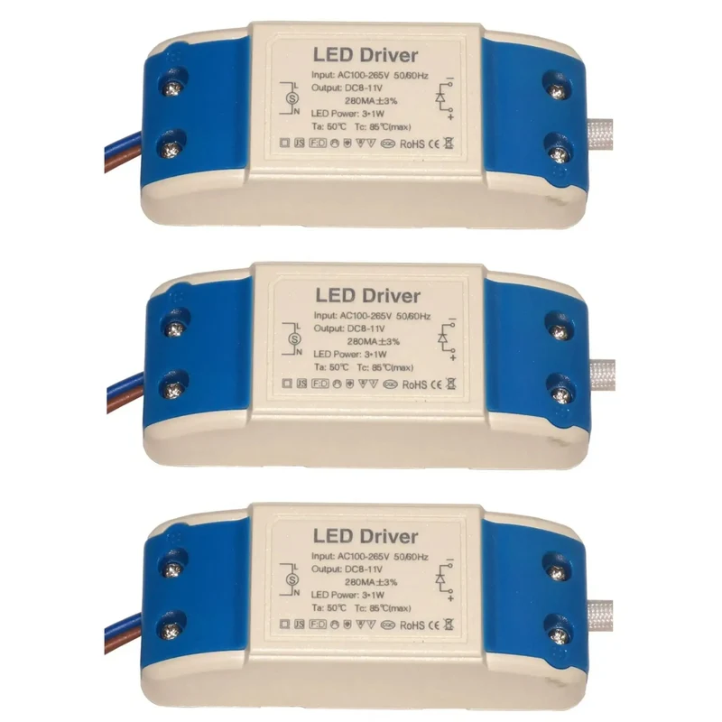 LED Treiber DC 3W 8-11V Konstantstrom Niedervolt LED Trafo~3340