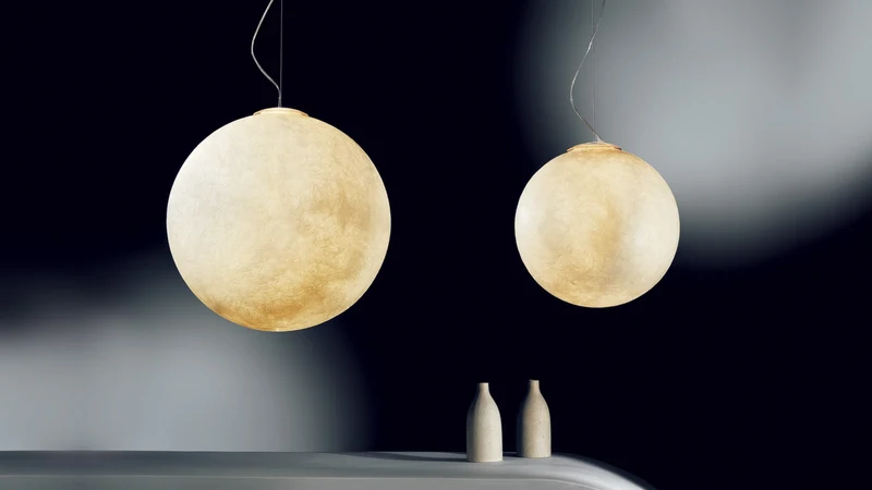 Set 2 Luna 1 Suspension Lampe