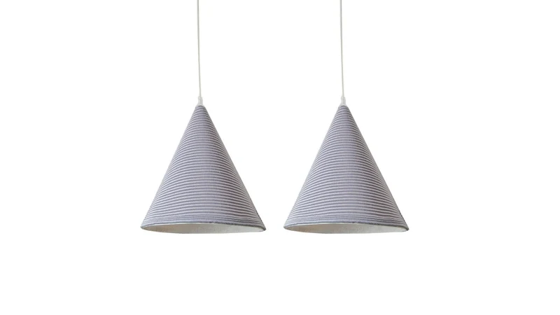 Set 2 Jazz Stripe Suspension Lampe