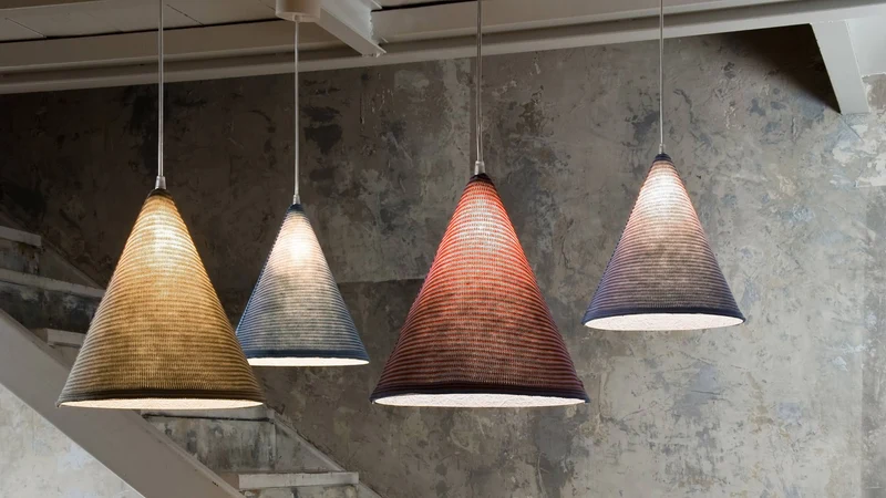 Set 2 Jazz Stripe Suspension Lampe