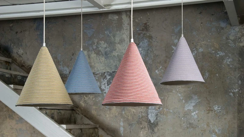 Set 2 Jazz Stripe Suspension Lampe