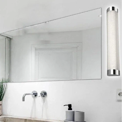 LED Badezimmerlampe 61,5 cm IP44 – Spiegelleuchte Kristalloptik 1200 lm 4000K – Bad Wandleuchte