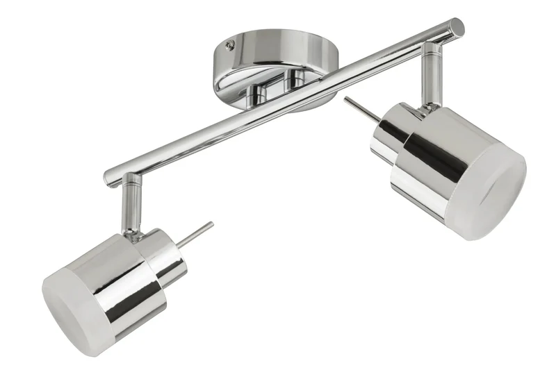 LED Deckenstrahler Badezimmer 2-flammig Chrom – IP44 Deckenspot für Bad & Feuchtraum, 230V