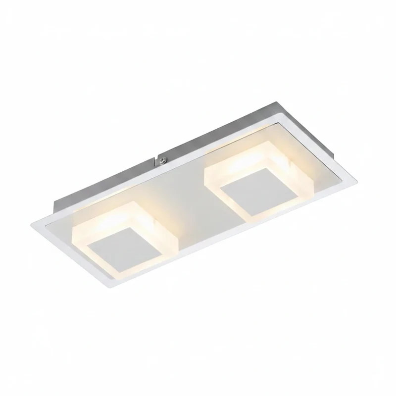 Kleine LED Wand- & Deckenleuchte Aufputz-Spot rechteckig