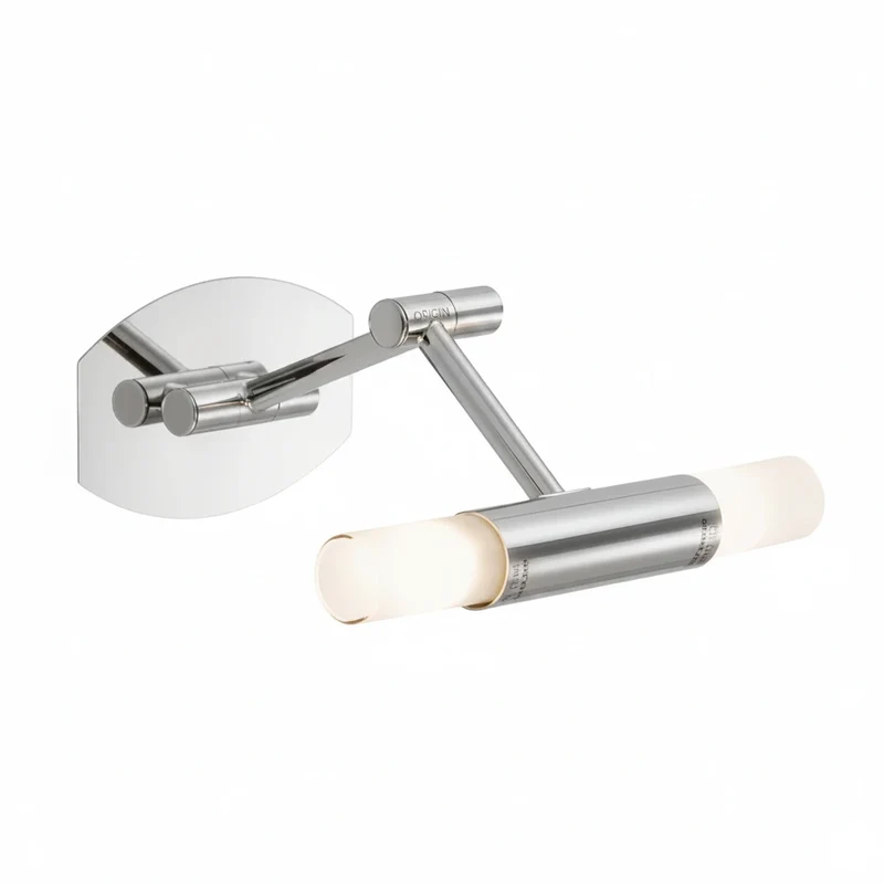 Bad Wandleuchte SPLASH 2-flammig Chrom – Spiegelleuchte mit Glas matt – inkl. 2× G9 LED warmweiß