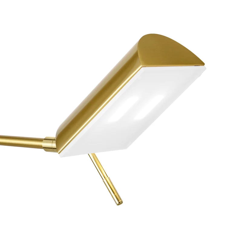 B-Ware HELL LED Tischleuchte Graz Lampe dimmbar messing höhenverstellbar 60cm warmweiß