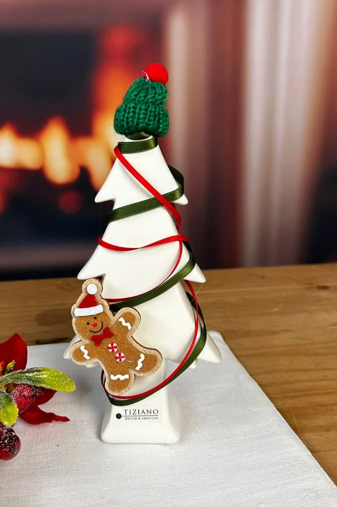Dekoset Baum Adelmo weihnachtlich dekoriert