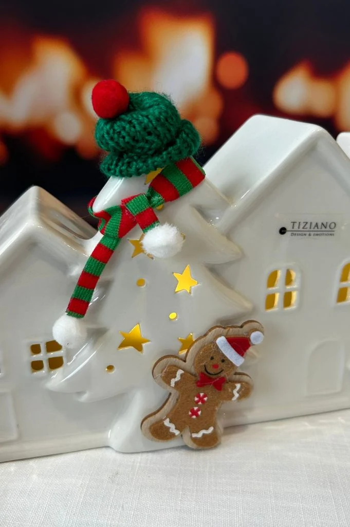 Dekoset Doppelhaus Civorio Xmas mit Dekoration