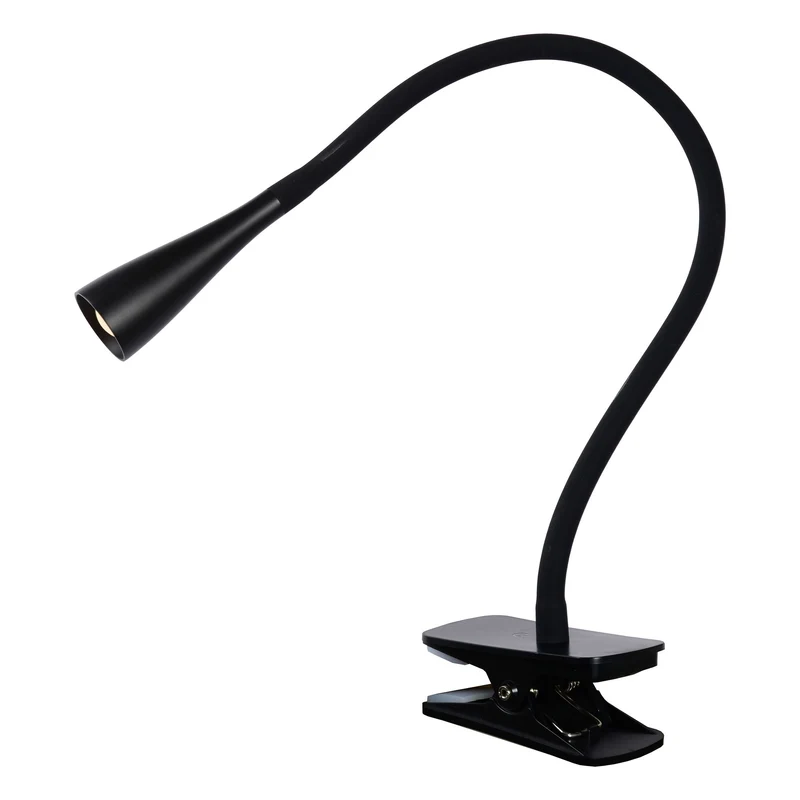 LED-Klemmleuchte Zozy mit Touchdimmer und flexiblem Arm Schwarz