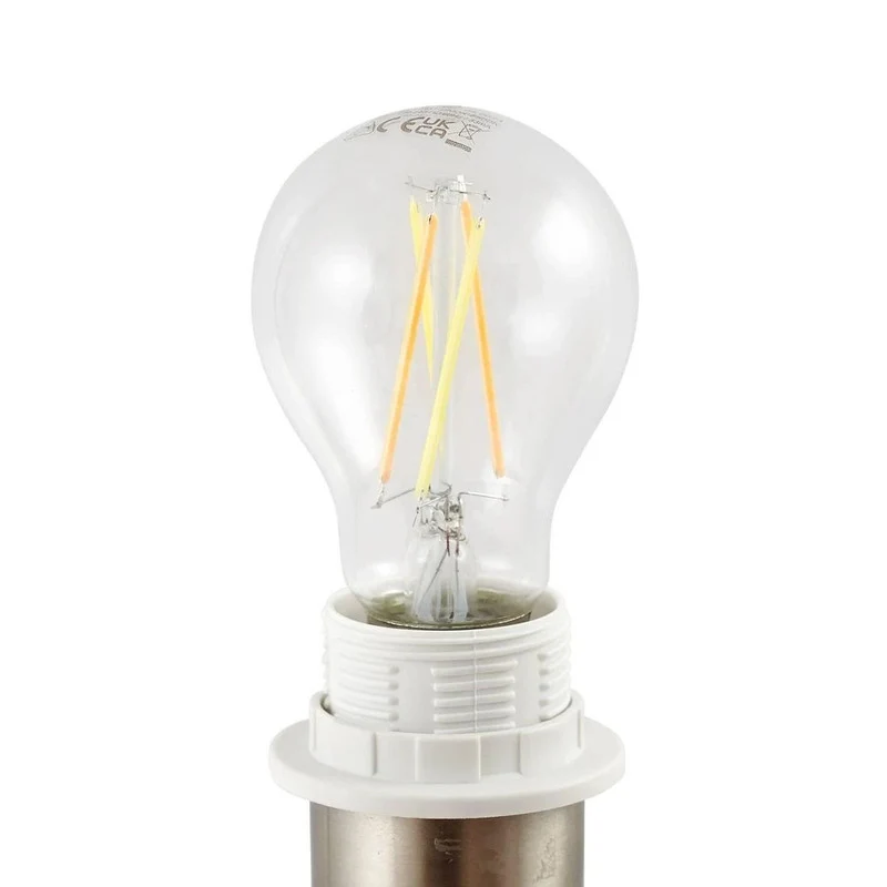 B-Ware Lindby Stehleuchte Adamio LED Stehlampe Lampe Leuchte weiß Holz Ø45,5cm 147cm