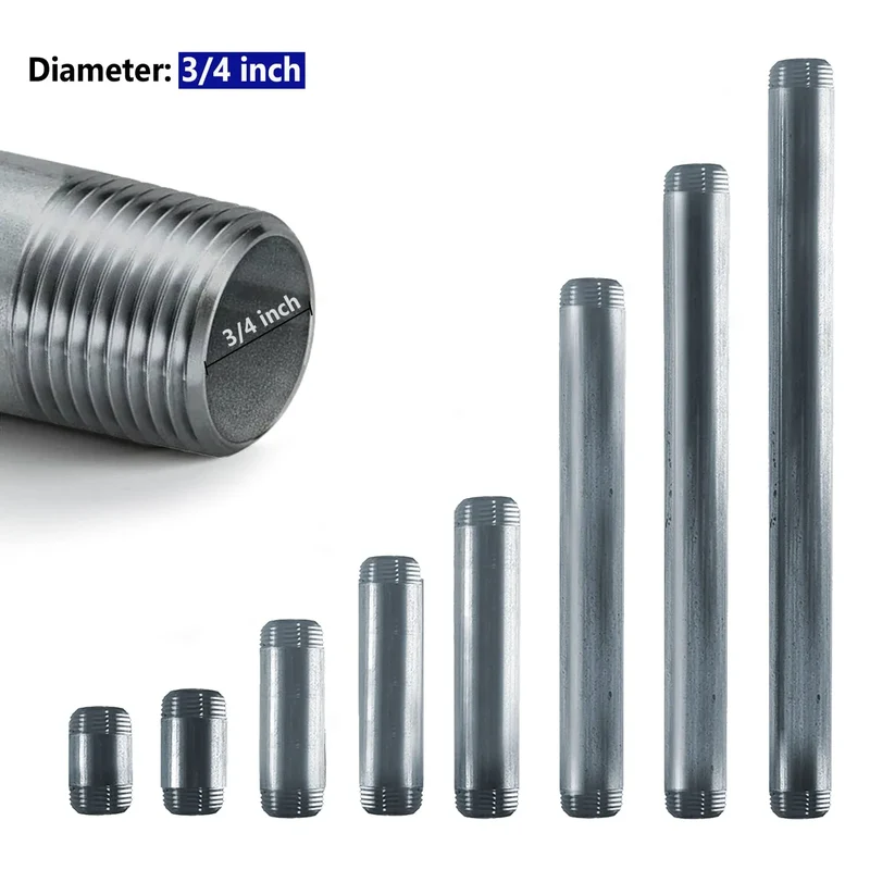 ¾-Zoll verzinktes Eisenrohr DIY Lampenverbinder ~3208