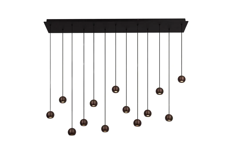 LED-Pendelleuchte Montana 13-flammig dimmbar CCT
