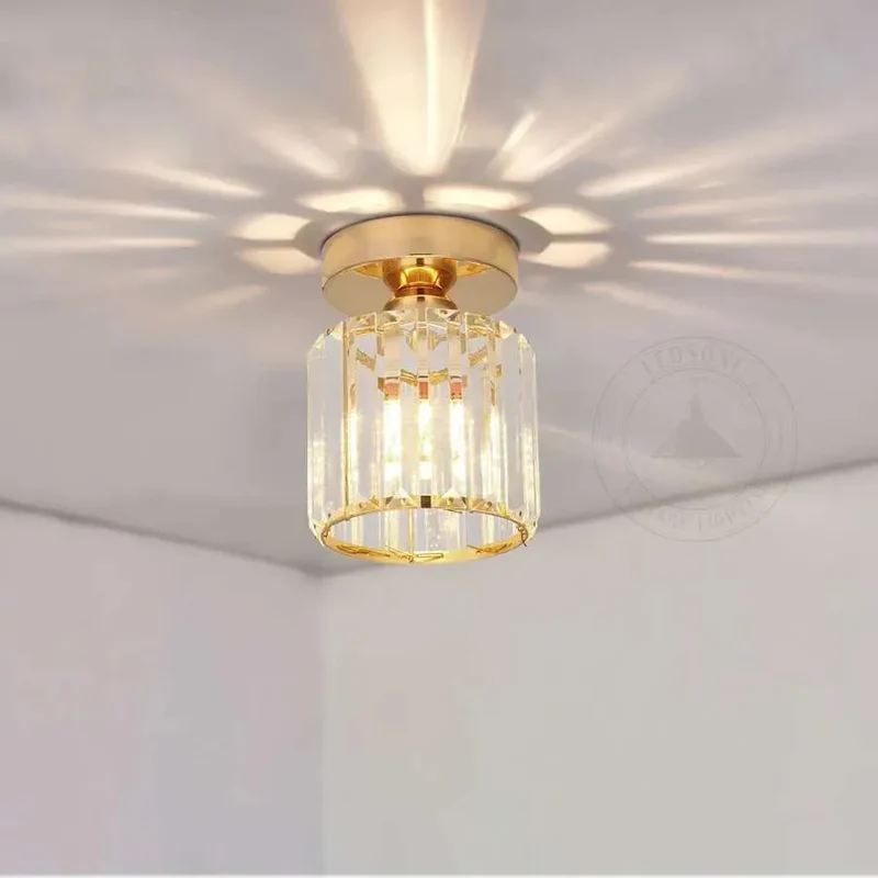 Kristall Deckenleuchte Glas E27 Luxus Glamour Design ~3292