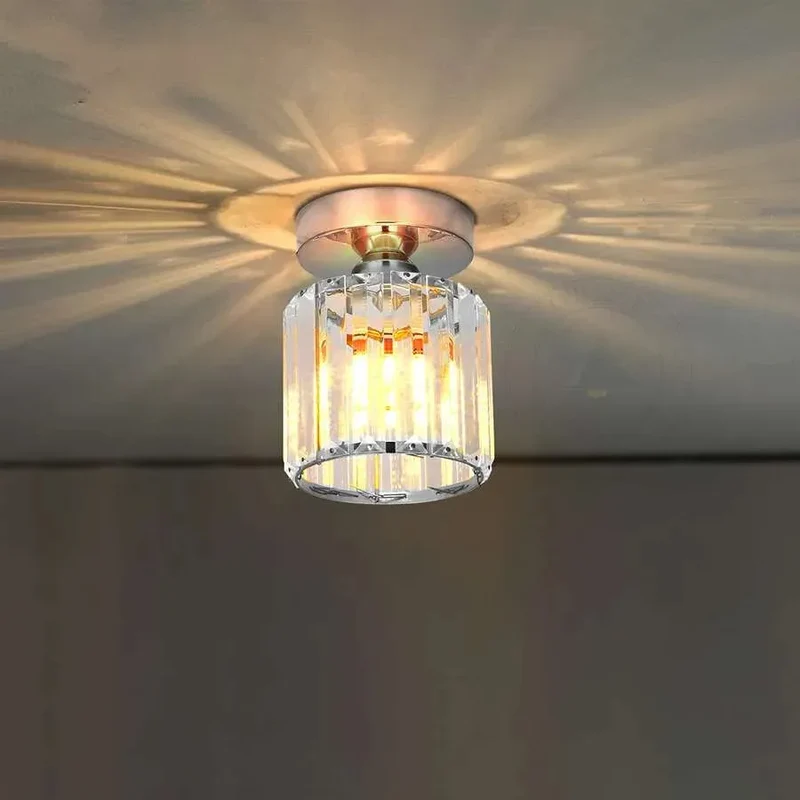 Kristall Deckenleuchte Glas E27 Luxus Glamour Design ~3292