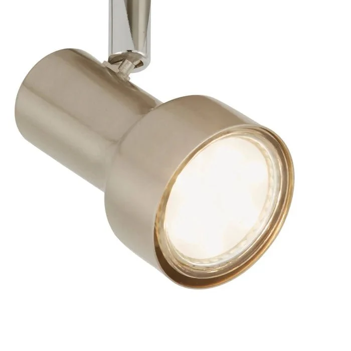 Briloner SUB LED Wandleuchte 1-flammig – schwenk- & drehbar, GU10, matt-nickel, warmweiß