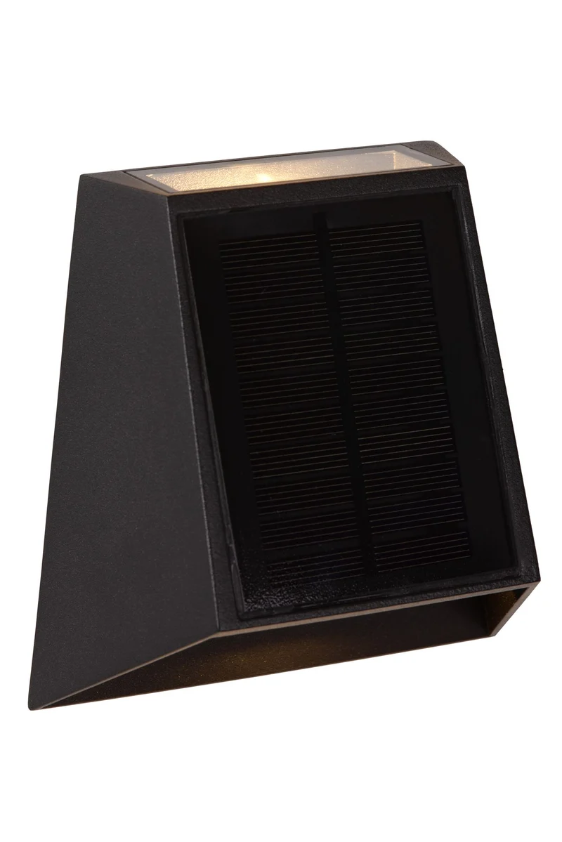 LED-Außenwandleuchte Luton IP54 mit Bewegungsmelder Schwarz