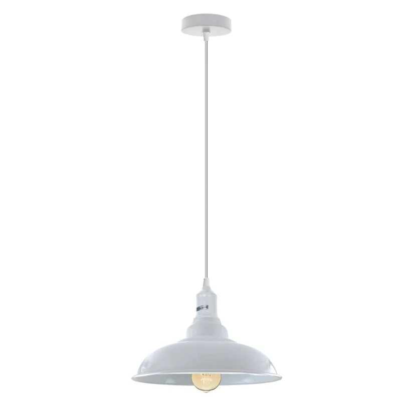 Hängelampen ,farben weiß ,Ø 32 cm ,E27 antike lampe~3004