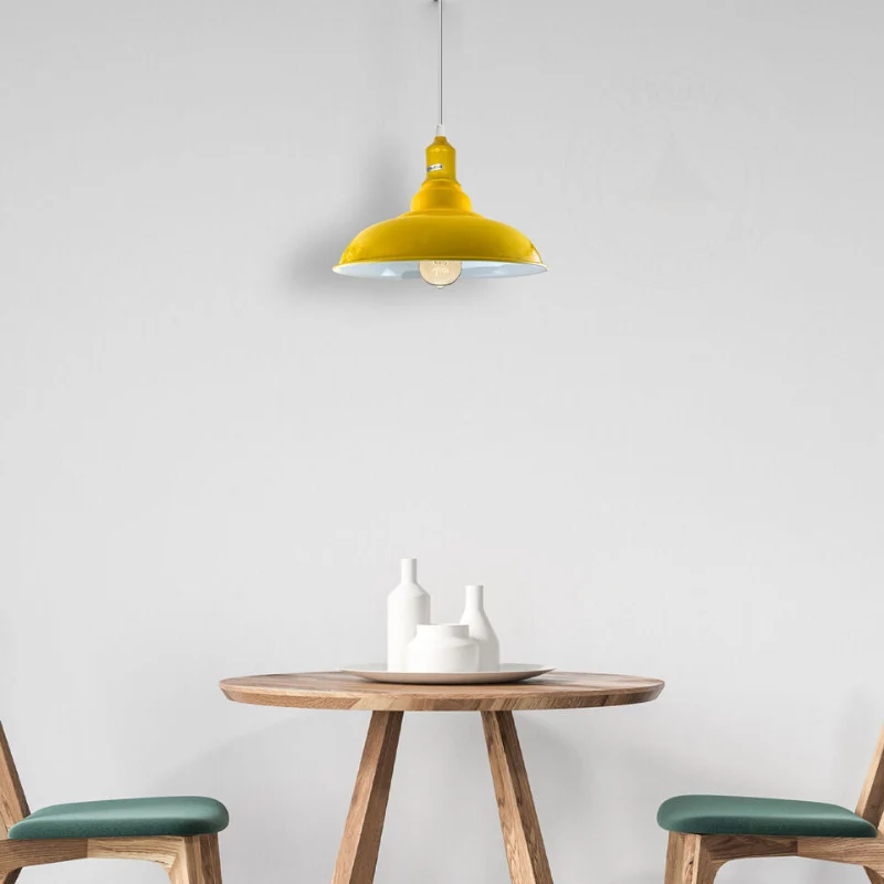 Badezimmerlampen decke hangend lampenschirme gelb~3003