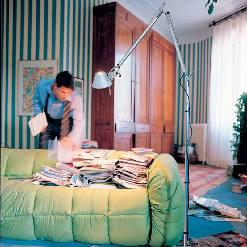 B-Ware Body mit Schirm für Tischleuchte Tolomeo Tavolo E27 Aluminium justierbar 129cm