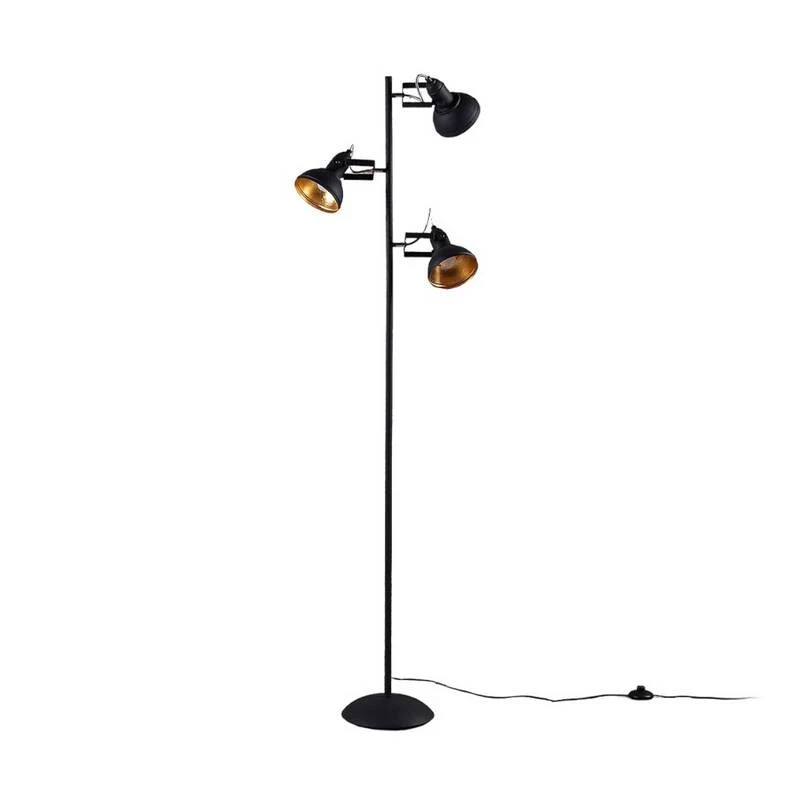 B-Ware Lindby LED-Stehlampe Lilly Stehleuchte Lampe Leuchte drei Strahler E14 schwarz