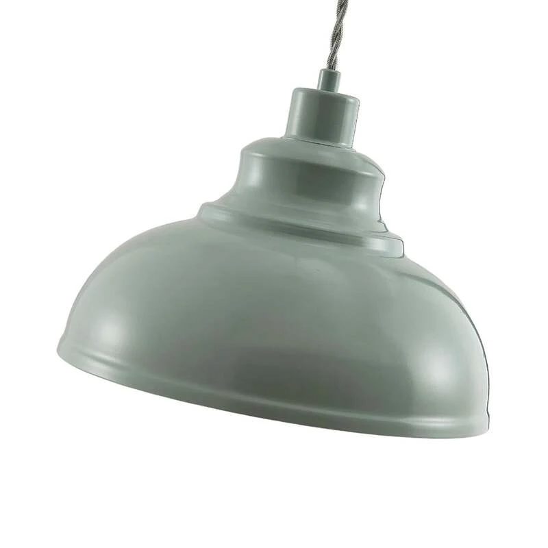 B-Ware Lindby Pendelleuchte Hängeleuchte Albertine LED Lampe dimmbar hellblau Ø29cm