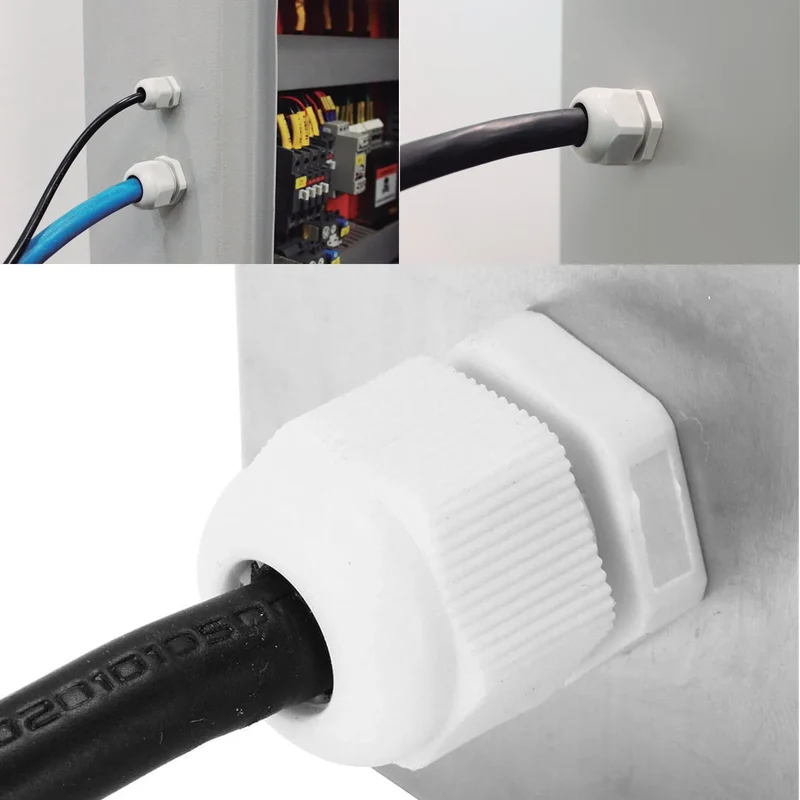 Verschraubungsleitung Kabelverbinder wasserdicht IP68 Nylon Kunststoffkabel ~3317