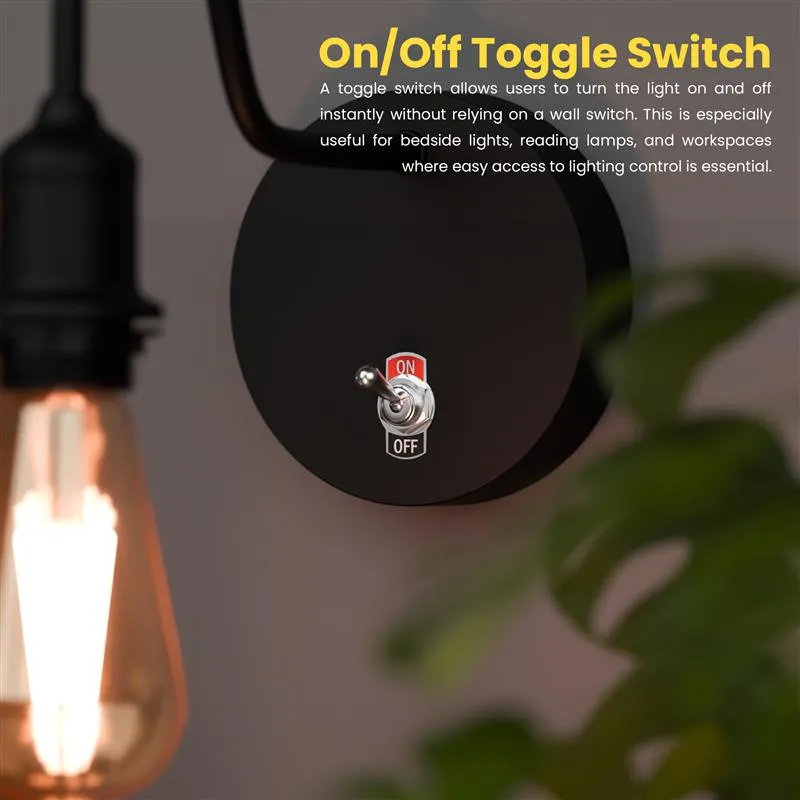 E27 Innen Wandlampe Mit Schalter ~3319