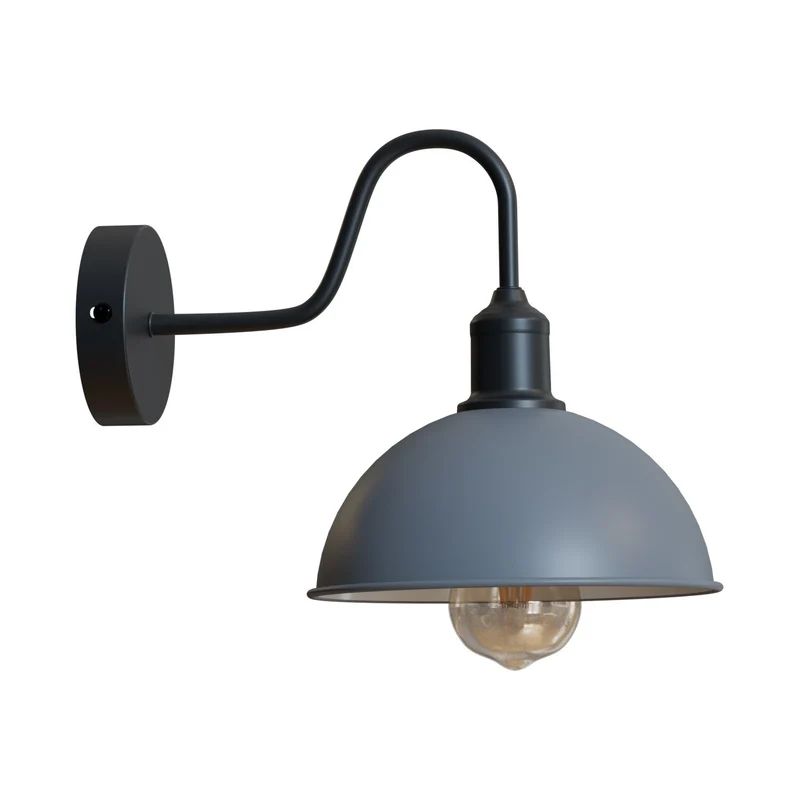Vintage Farmhouse Wandleuchte – Industrie Barn Light Innen | Ø21 cm | E27 ~3313