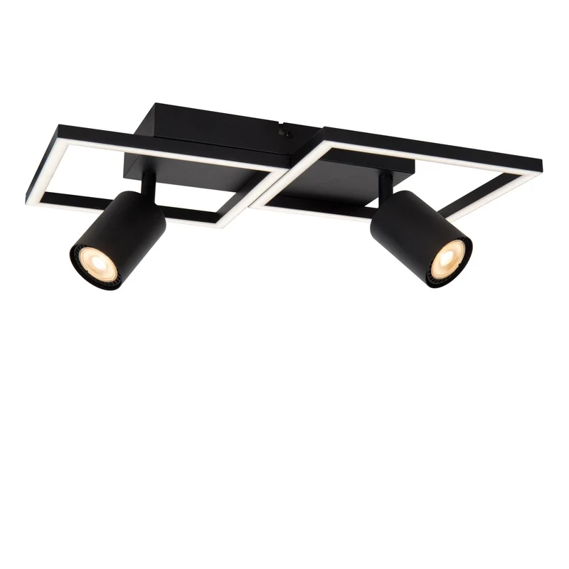 Deckenleuchte Arianne 2-flammig drehbar CCT 3300-4000K Schwarz