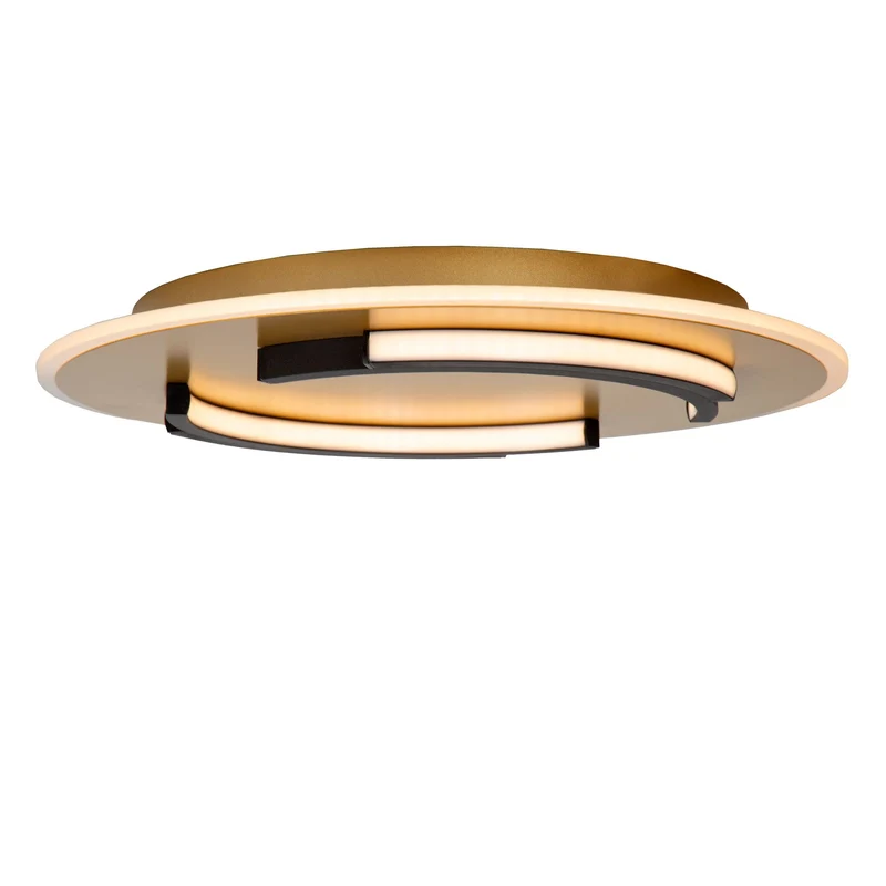 LED-Deckenleuchte Andreas rund Messing 39,6cm