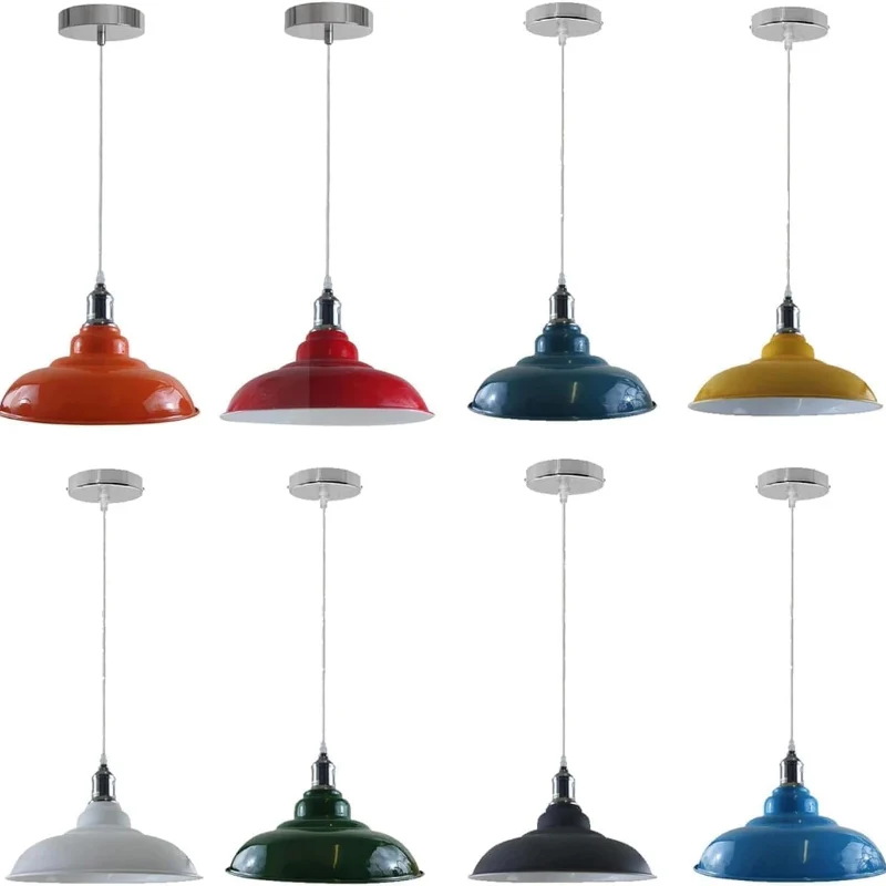 LEDSone Pendelleuchten-Set Retro Metall E27 Ø32cm ~3280