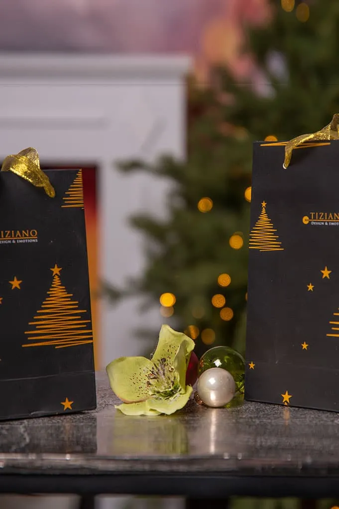 Tüte Weihnachtsbaum schwarz