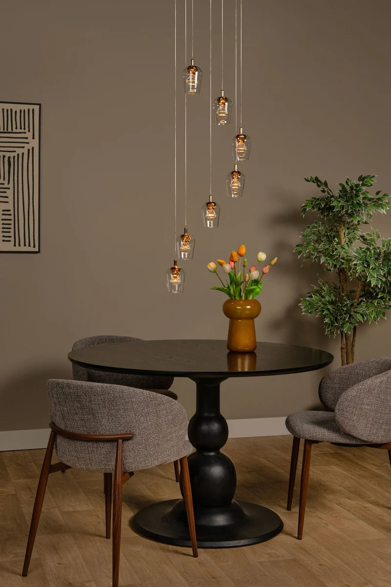 LED-Hängelampe Berliane 7-flammig dimmbar
