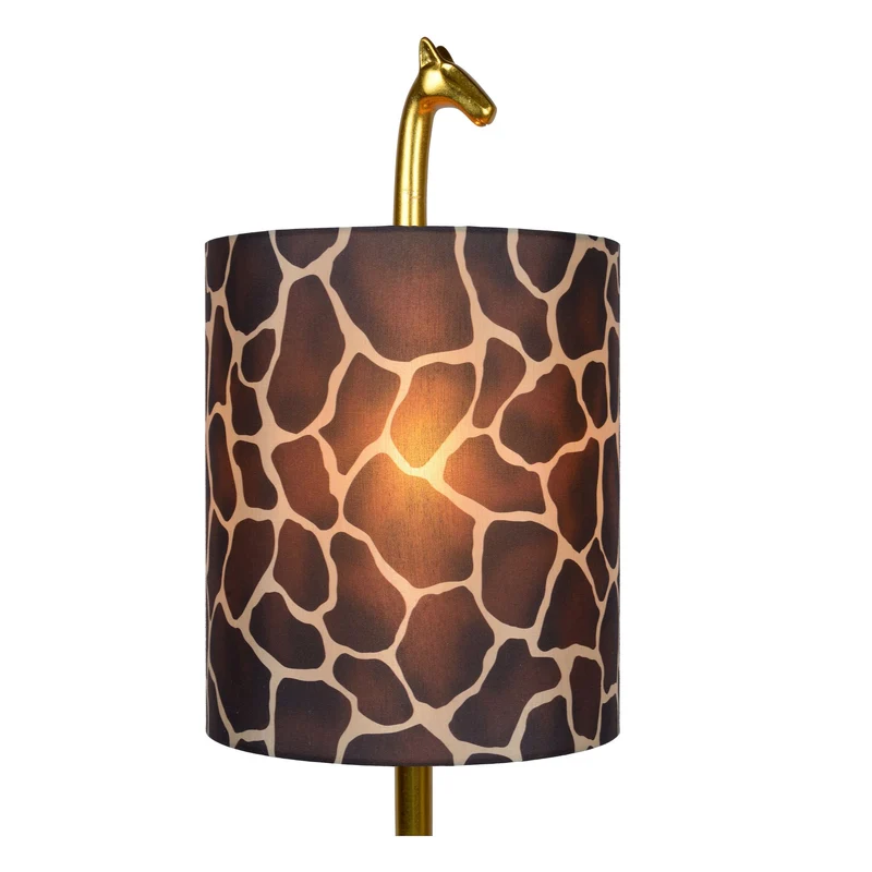 Stehleuchte Extravaganza Miss Tall Giraffe mit Stoffschirm Messing 160cm
